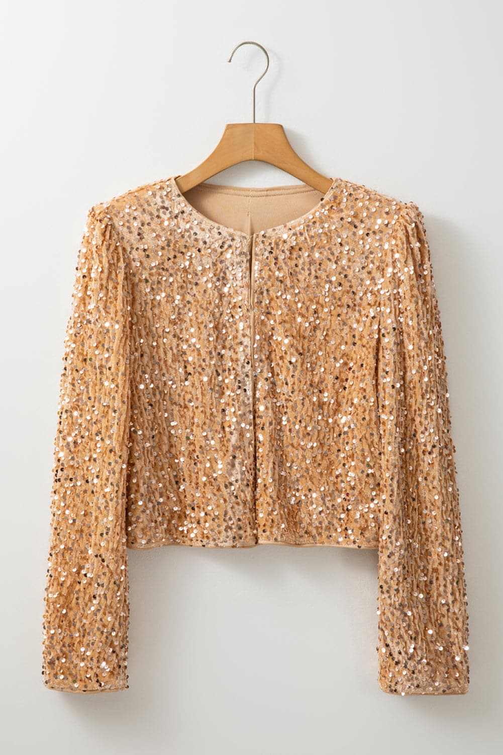 Sparkling Sequin Open Jacket - Love Salve